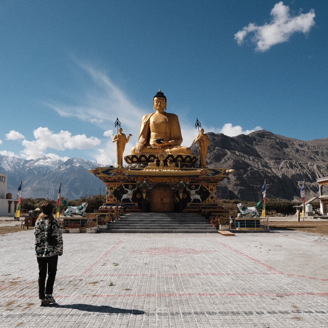 Ladakh - Nubra Valley Buddha statue