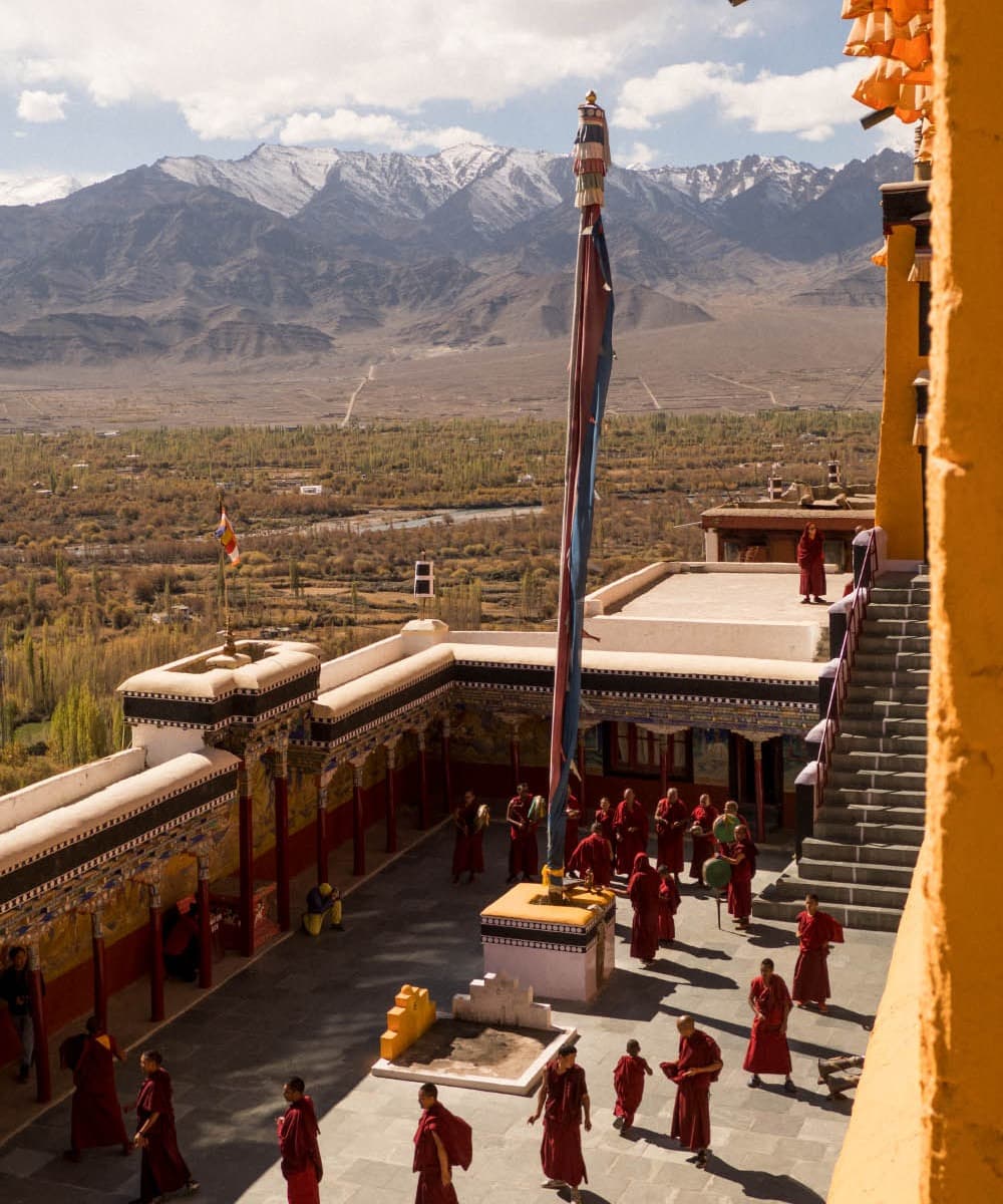 Thiksey Monastery, India